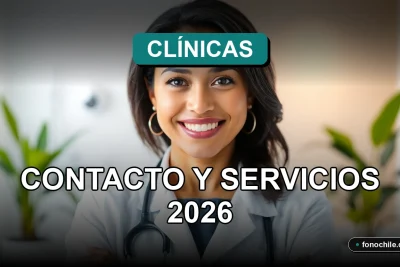 Mujer profesional de la salud en una clínica moderna de Santiago, sonriendo con confianza.