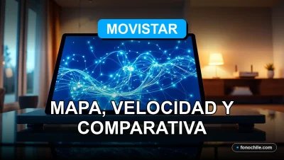 Mapa de cobertura 5G Movistar 2026 mostrando velocidad y alcance de red en España.