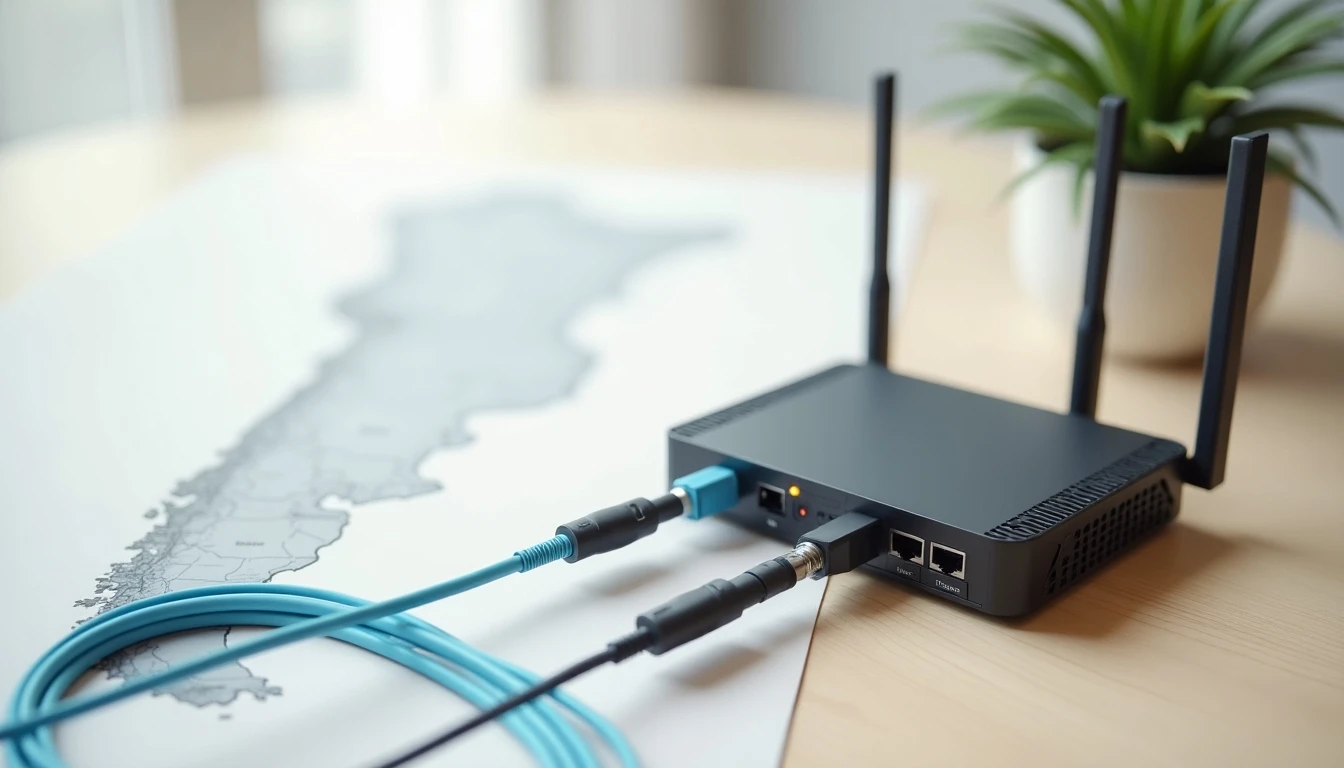 Fibra óptica GTD cobertura Chile 2026 escritorio moderno