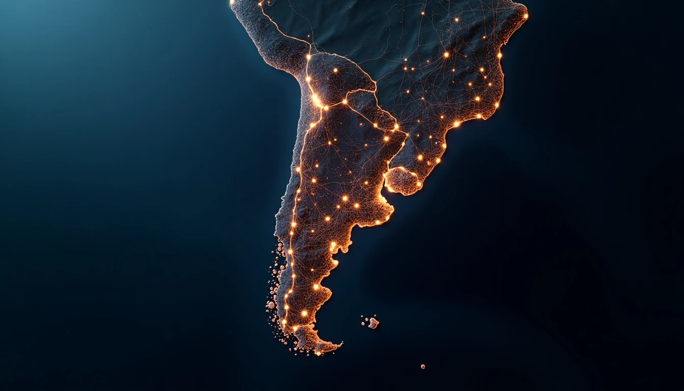 Mapa detallado de la cobertura de red de Mundo Pacífico en Chile mostrando zonas de conectividad para el año 2026.