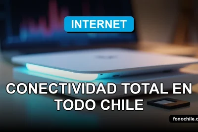 Un router moderno de color blanco con luces LED azules y una tarjeta SIM, reposando sobre una mesa de madera clara junto a un smartphone mostrando gráficos abstractos.