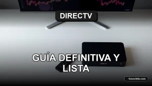 Códigos de control remoto para televisión satelital DIRECTV sobre una mesa de trabajo moderna.