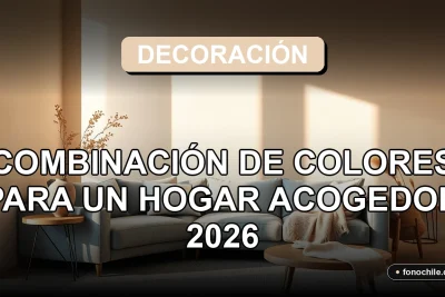 Combinación de colores cálidos tierra y azul apacible para sala de estar moderna y acogedora.