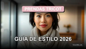 Guía de estilo 2026 sobre cómo combinar prendas de punto de lana y algodón en un look moderno.