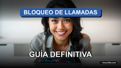 Una mujer latina sonríe con confianza mientras usa su teléfono inteligente en un ambiente moderno y seguro.