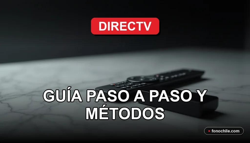 Guía para cancelar el servicio de televisión satelital en Chile, mostrando un control remoto sobre una mesa.