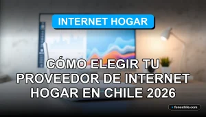 Guía para comparar y elegir el mejor proveedor de internet residencial en Chile, mostrando un router moderno en un entorno doméstico.