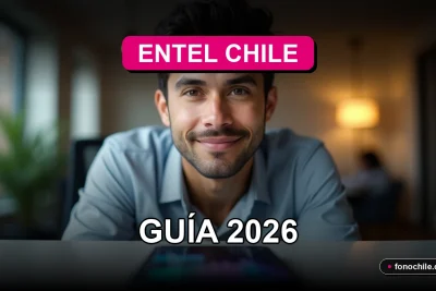 Guía para realizar llamadas internacionales con Entel Chile en 2026, mostrando un teléfono inteligente moderno en una mesa.