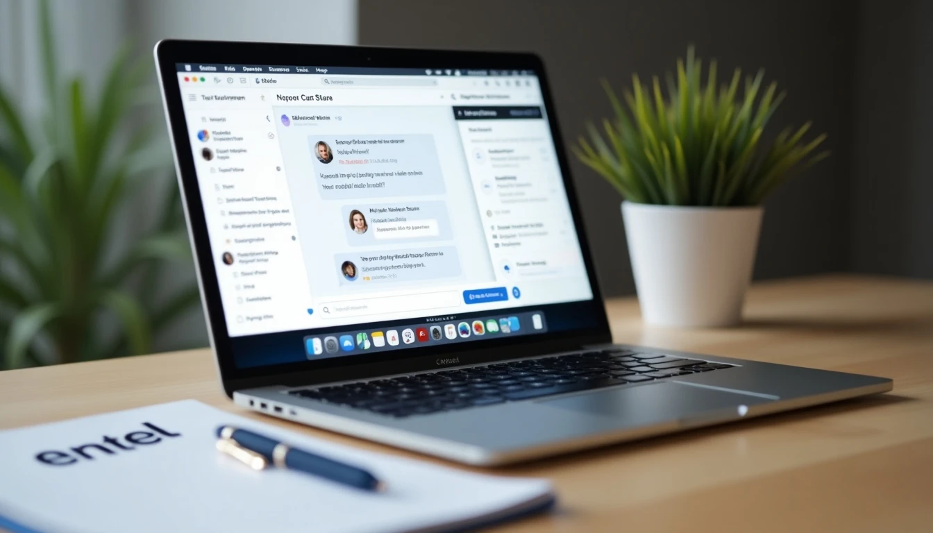 Espacio de trabajo para gestionar reclamos de Entel online de manera eficiente