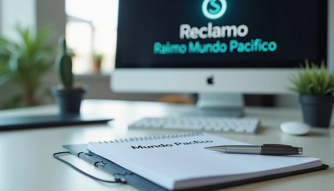 Guía para hacer un reclamo a Mundo Pacífico - Escritorio con elementos de atención al cliente