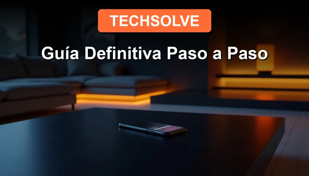 Guía para reiniciar un iPhone en 2026 mostrada en una pantalla futurista en un escritorio minimalista