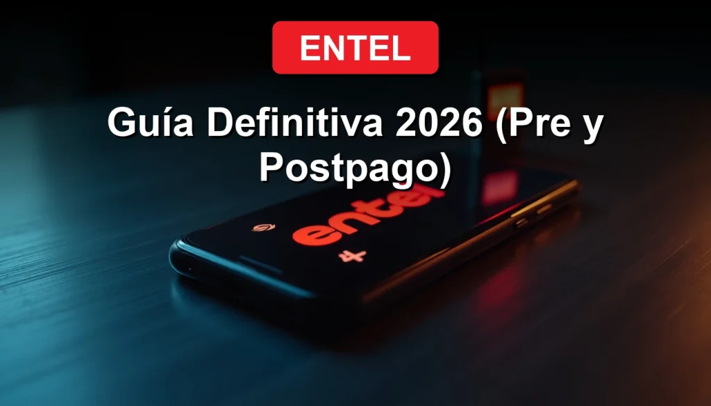 Una guía visual sobre cómo consultar tu número de teléfono Entel en 2026, mostrando métodos para planes prepago y postpago.