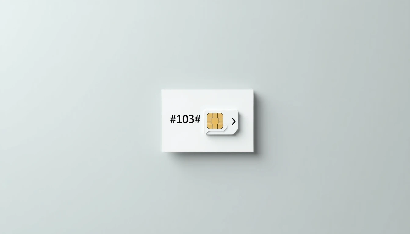 SIM card WOM y código USSD *103# para consultar tu número