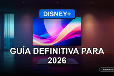 Guía para conectar Disney Plus a un televisor moderno en una sala de estar contemporánea.