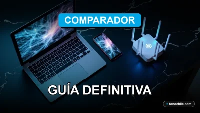 Guía comparativa de tecnologías de internet para 2026 mostrando dispositivos modernos en una mesa.