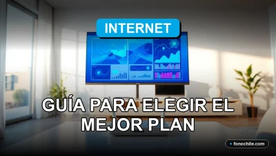 Comparación visual de paquetes de internet con gráficos abstractos de velocidad en una pantalla.