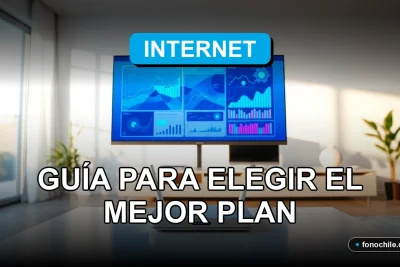 Comparación visual de paquetes de internet con gráficos abstractos de velocidad en una pantalla.