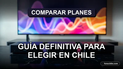 Una guía comparativa de planes de televisión por cable y streaming para Chile en 2026 sobre una mesa de trabajo moderna.