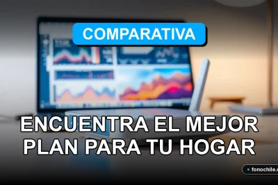 Comparativa de planes de banda ancha 2026 para el hogar, mostrando un router moderno y gráficos de velocidad abstractos.