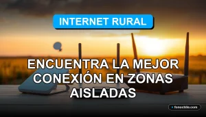 Comparativa de tecnologías de internet rural 2026 para zonas aisladas: satélite, 4G, y WISP.