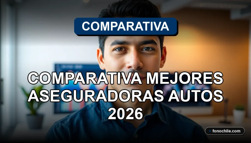 Comparativa de precios y coberturas de seguros de auto en una pantalla con gráficos abstractos