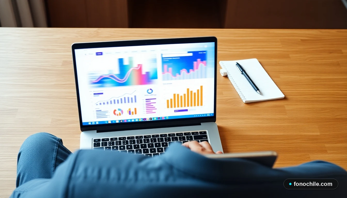 Análisis comparativo visual de seguros de auto en una laptop sobre escritorio