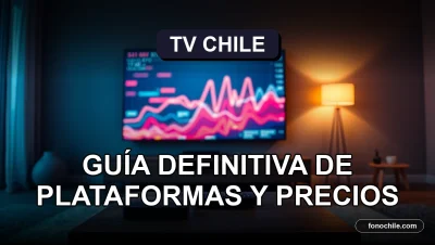 Comparativa de precios y plataformas de televisión en Chile 2026 en pantalla con gráficos abstractos