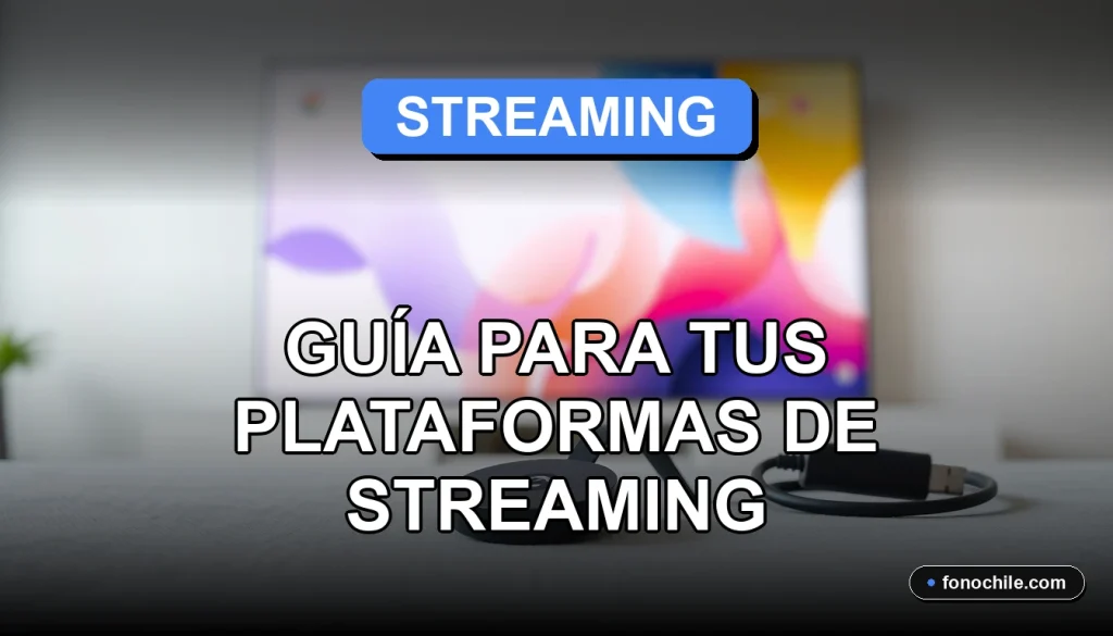 Guía para conectar Chromecast a la TV en Chile y disfrutar de plataformas de streaming.