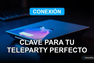 Un router moderno con luces LED azules sobre un escritorio de madera oscura, mostrando gráficos abstractos de colores en su pantalla, representando una conexión a internet estable y rápida.