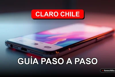 Configuración del APN de Claro Chile en un smartphone moderno sobre una mesa.