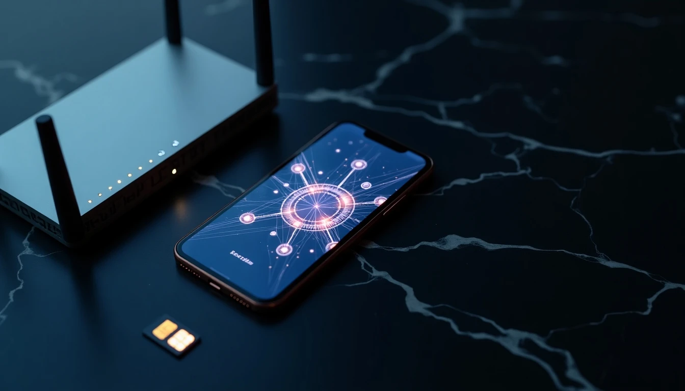 Configuración de red móvil APN para Entel Chile en 2026, concepto tecnológico minimalista.