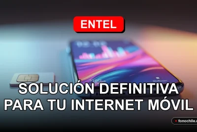 Configuración del APN de Entel para internet móvil rápido y estable en un teléfono inteligente moderno.