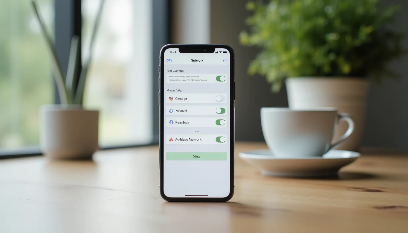 Pantalla de un smartphone mostrando la configuración de APN de Movistar en Chile