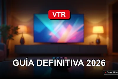 Guía para configurar el control remoto VTR con un televisor moderno en una sala de estar minimalista.
