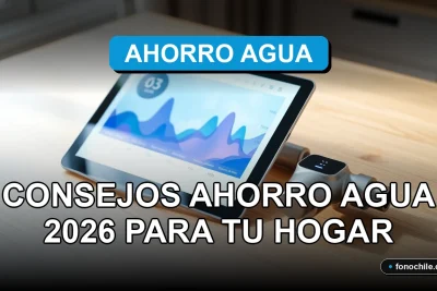 Consejos para ahorrar agua en el hogar moderno con dispositivos inteligentes y gráficos de monitoreo.