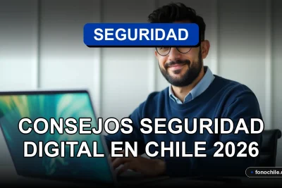 Consejos de seguridad digital y ciberseguridad para usuarios en Chile en el año 2026.