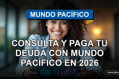 Una mujer latina sonríe amablemente mientras consulta información en una tablet, representando el servicio al cliente de Mundo Pacífico.