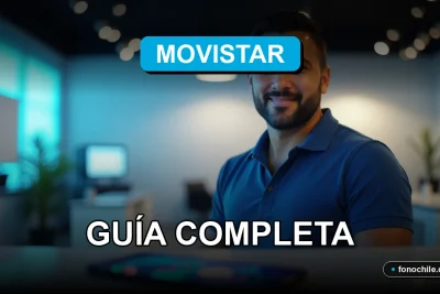 Guía para consultar y traspasar saldo en Movistar, mostrando un teléfono inteligente moderno en una mesa.