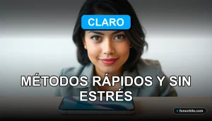 Cliente consultando su saldo Claro en 2026 mediante la aplicación móvil en un teléfono inteligente.