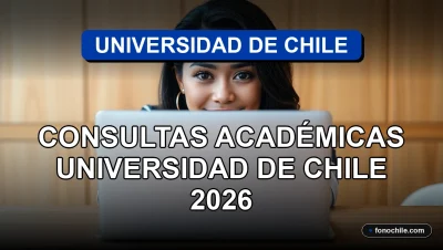 Estudiante universitaria revisando información de consultas académicas en una laptop, mostrando gráficos abstractos en la pantalla.