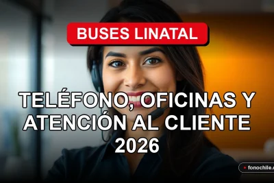Una mujer hispana, empleada de atención al cliente de Buses Linatal, sonriendo con profesionalidad en una oficina moderna.