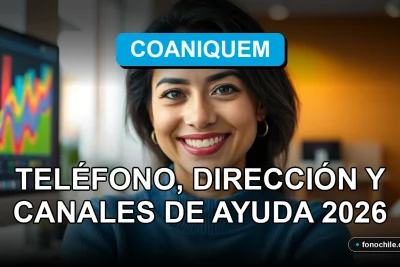 Una mujer hispana sonriente, representando el servicio de ayuda de COANIQUEM, en un entorno cálido y profesional.