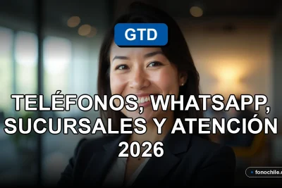 Atención al cliente GTD 2026 - Mujer latina sonriente en oficina moderna