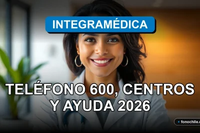 Una mujer hispana sonriente, representando el servicio al cliente de IntegraMédica, en un entorno profesional y acogedor.
