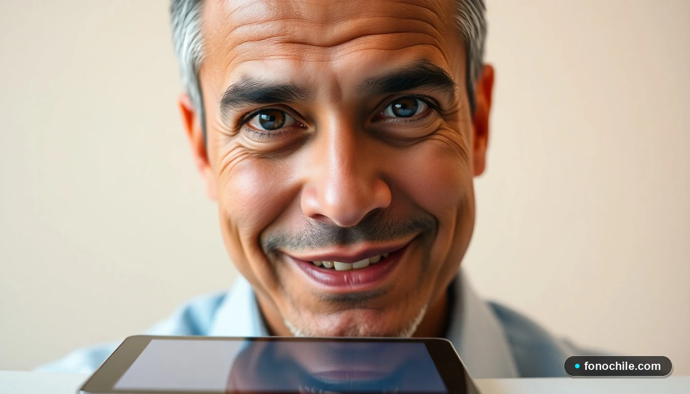 Un hombre hispano, agente de servicio al cliente de Jumbo, escuchando atentamente en un entorno profesional.