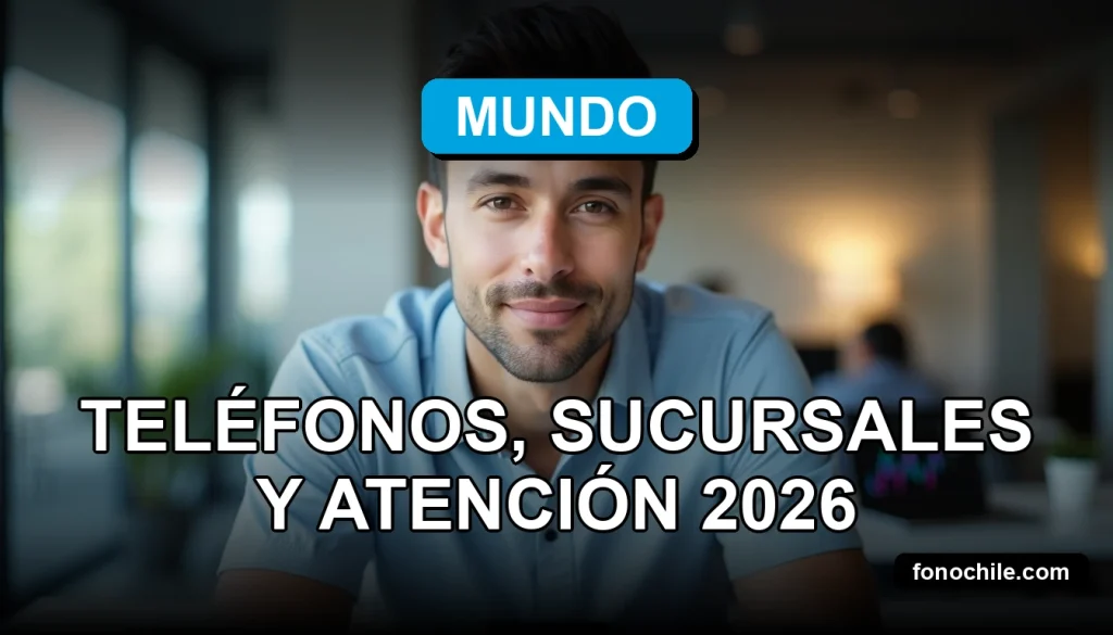 Teléfono inteligente moderno de la compañía Mundo mostrando gráficos abstractos, sobre una mesa de diseño minimalista.