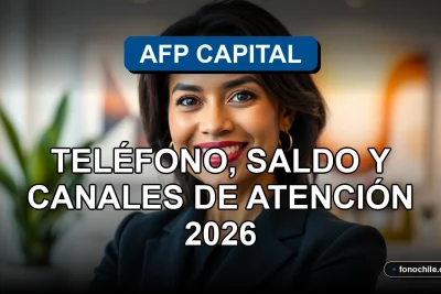 Una mujer hispana sonriente, asesora de AFP Capital, en una oficina moderna y luminosa.