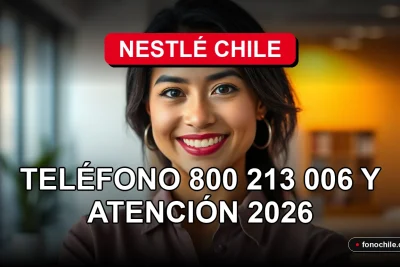 Una mujer latina sonriendo, representando el servicio al cliente de Nestlé Chile, en un entorno profesional y acogedor.