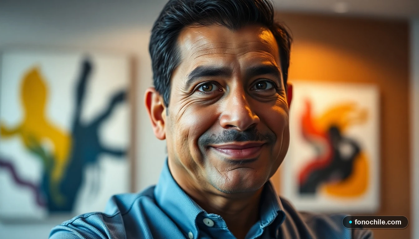 Hombre hispano, empleado de SUSESO, escuchando atentamente en un entorno de oficina profesional.