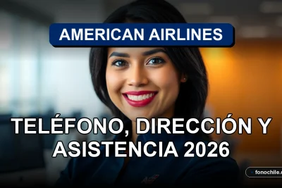 Una mujer latina, agente de servicio al cliente de American Airlines, sonríe amablemente en una oficina moderna.